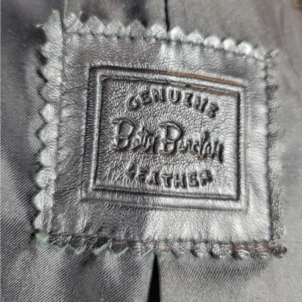BETTY BARCLAY Lamb Nappa Leather Jacket - Picture 3 of 13